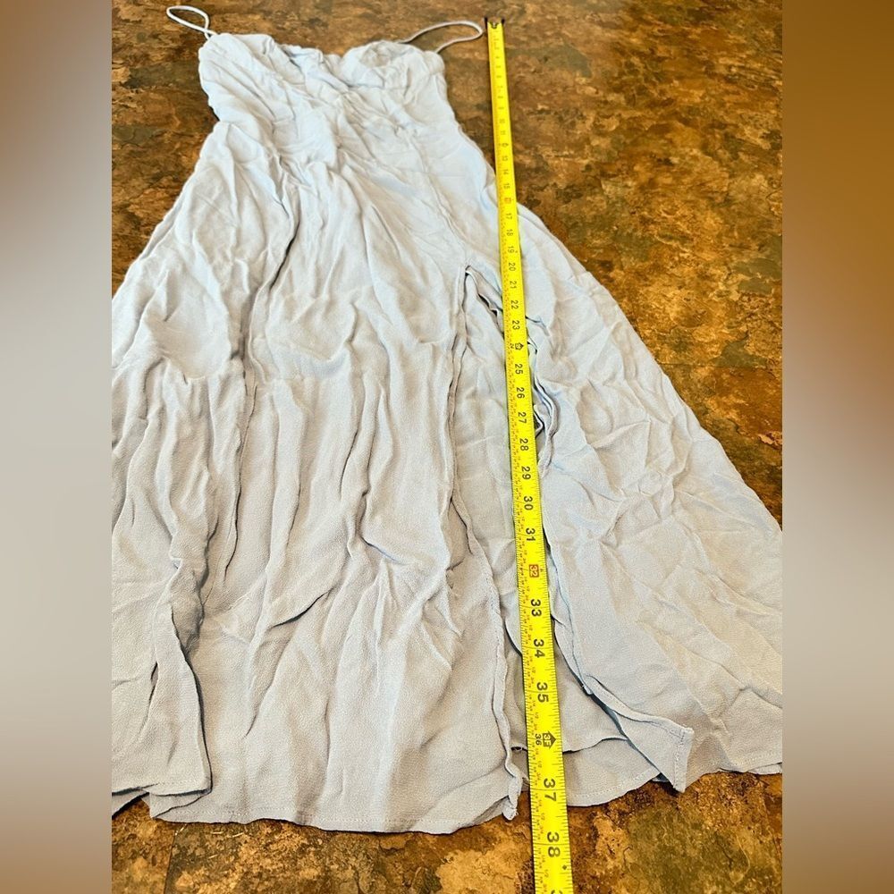 Reformation Juliette Dress in Mineral Blue Size 4 - Picture 11 of 13